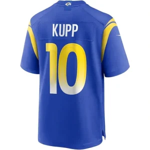 LA.Rams #10 Cooper Kupp Royal Player Game Jersey Stitched American Football Jers