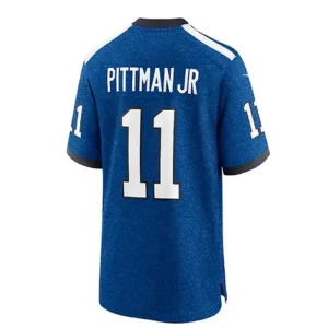 IN.Colts #11 Michael Pittman Jr. Indiana Nights Alternate Game Jersey - Royal St