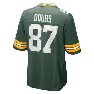 GB.Packers #87 Romeo Doubs Green Game Player Jersey Stitched American Football J