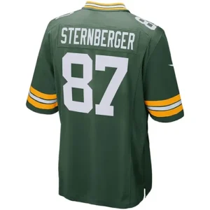 GB.Packers #87 Jace Sternberger Green Game Player Jersey Stitched American Footb