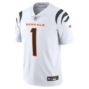 Men's Cincinnati_Bengals Ja'Marr Chase White Vapor Untouchable Limited Jersey