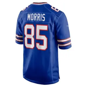 B.Bills #85 Quintin Morris Royal Game Player Jersey American Stitched Football