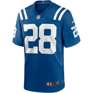 Men's Indianapolis_Colts Jonathan Taylor Royal Game Jersey