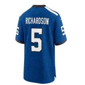 IN.Colts #5 Anthony Richardson Indiana Nights Alternate Game Jersey - Royal Stit