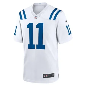 Men's Indianapolis_Colts Michael Pittman Jr. White Game Jersey