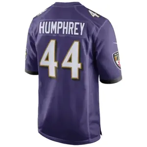 B.Ravens #44 Marlon Humphrey Purple Player Game Jersey Stitched American Footbal