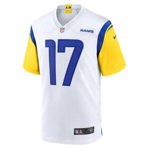 Men's Nike Puka Nacua White Los Angeles Rams Game Jersey