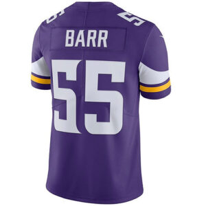 MN.Vikings #55 Anthony Barr Purple Vapor Untouchable Limited Player Jersey Stit