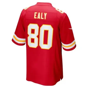 KC.Chiefs #80 Jerrion Ealy Red Game Player Jersey Stitched American Football Jer