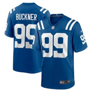 Men's Indianapolis_Colts DeForest Buckner Royal Game Jersey