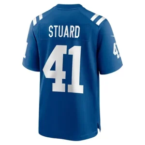 IN.Colts #41 Grant Stuard Royal Game Player Jersey Stitched American Football Je