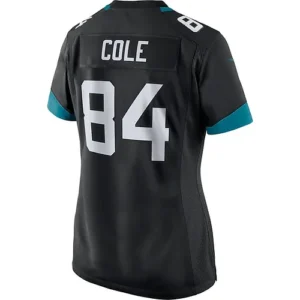 J.Jaguars #84 Keelan Cole Black Player Game Jersey Stitched American Football Je