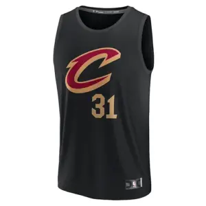 Men's Fanatics Branded Jarrett Allen Black Cleveland Cavaliers Fast Break Replic