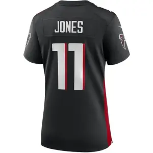 A.Falcons #11 Julio Jones Black Player Game Jersey Stitched American Football Je