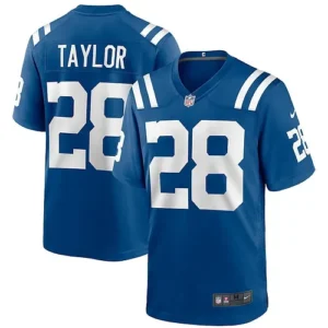 Men's Indianapolis_Colts Jonathan Taylor Royal Game Jersey