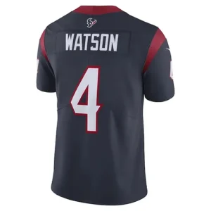 H.Texans #4 Deshaun Watson Vapor Limited Jersey Navy Stitched American Football