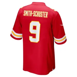 KC.Chiefs #9 JuJu Smith-Schuster Red Game Jersey Stitched American Football Jers