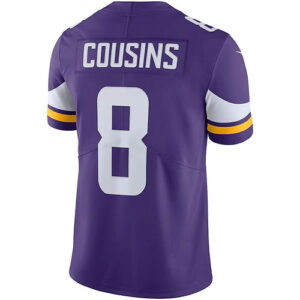 MN.Vikings #8 Kirk Cousins Purple Vapor Untouchable Limited Jersey Stitched Amer