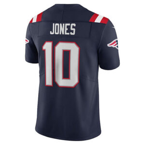 NE.Patriots #10 Mac Jones Navy Vapor Limited Jersey Stitched American Football J