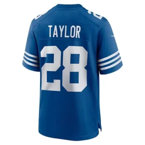 IN.Colts #28 Jonathan Taylor Royal Game Player Jersey Stitched American Football