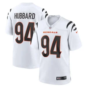 Men's Cincinnati_Bengals Sam Hubbard White Game Jersey