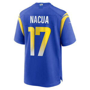 Men's Nike Puka Nacua Royal Los Angeles Rams Home Game Jersey