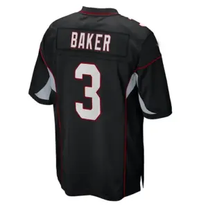 A.Cardinals #3 Budda Baker Black Alternate Game Jersey Stitched American Footbal