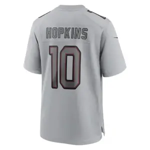 A.Cardinals #10 DeAndre Hopkins Gray Atmosphere Fashion Game Jersey Stitched Ame