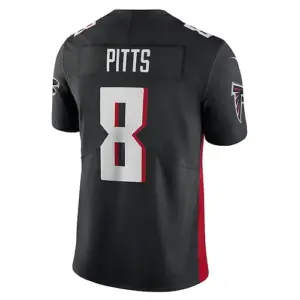 A.Falcons #8 Kyle Pitts Black Vapor Limited Jersey Stitched American Football Je