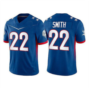 MN.Vikings #22 Harrison Smith 2022 Royal Pro Bowl Stitched Jersey American Footb