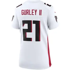 A.Falcons #21 Todd Gurley II White Game Jersey Stitched American Football Jersey