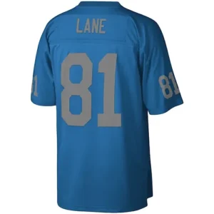 D.Lions #81 Dick ''Night Train'' Lane Mitchell & Ness Blue Legacy Replica Jersey