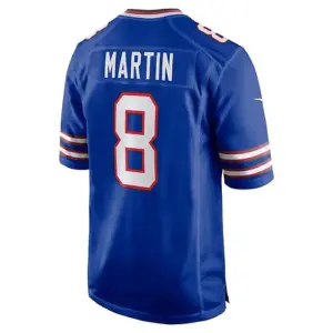 B.Bills #8 Sam Martin Royal Game Player Jersey American Stitched Football Jersey