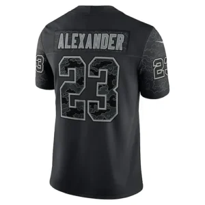 Gb.Packers #23 Jaire Alexander Black RFLCTV Limited Jersey Stitched American Foo