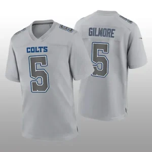 IN.Colts #5 Stephon Gilmore Gray Game Atmosphere Jersey Stitched American Footba