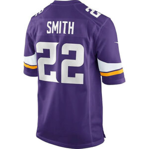 MN.Vikings #22 Harrison Smith Purple Game Jersey Stitched American Football Jers