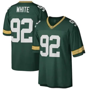 GB.Packers #92 Reggie White Mitchell & Ness Green Big & Tall 1996 Retired Player