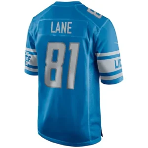 D.Lions #81 Night Train Lane Blue Game Retired Player Jersey Stitched American F