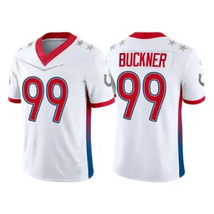 IN.Colts #99 DeForest Buckner 2022 White Pro Bowl Stitched Jersey American Footb