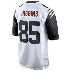 C.Bengals #85 Tee Higgins White Alternate Game Jersey Stitched American Football