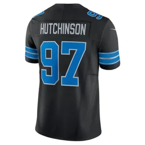 D.Lions #97 Aidan Hutchinson 2nd Alternate Vapor F.U.S.E. Limited Jersey - Black