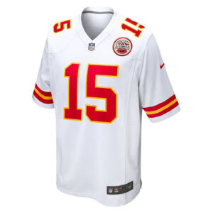 Men's Nike Patrick Mahomes White Kansas City Chiefs Game Jersey