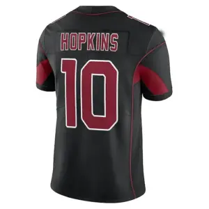 A.Cardinals #10 DeAndre Hopkins Black Alternate Vapor Limited Jersey Stitched Am