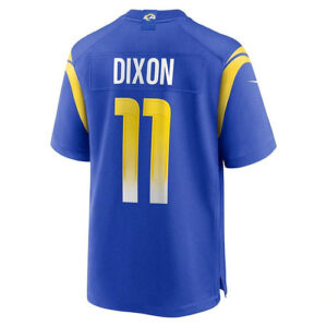 LA.Rams #11 Riley Dixon Royal Game Player Jersey Stitched American Football Jers