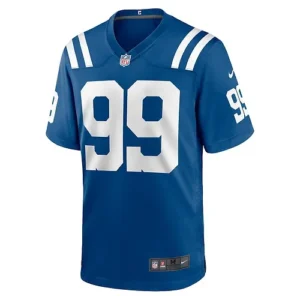 Men's Indianapolis_Colts DeForest Buckner Royal Game Jersey