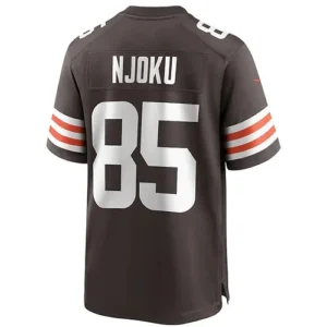 C.Browns #85 David Njoku Brown Player Game Jersey Stitched American Football Jer