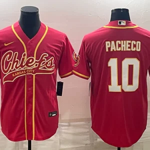 KC.Chiefs #10 Isiah Pacheco Baseball Jersey