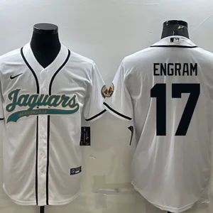 J.Jaguars #17 Evan Engram Baseball Jersey