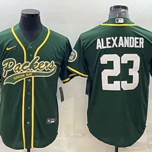 GB.Packers #23 Jaire Alexander Baseball Jersey