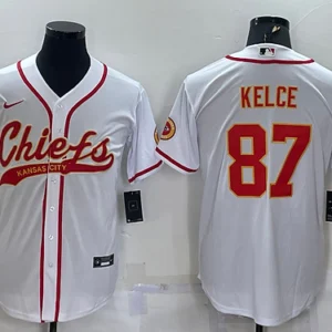 KC.Chiefs #87 Travis Kelce Baseball Jersey